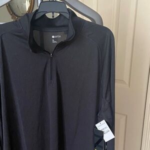 Zella Men's Black Half-Zip Performance Pullover Size XL